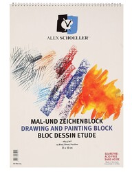 Alex Schoeller - Alex Schoeller Teknik Çizim ve Resim Defteri 165 gr 35x50 cm