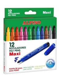 Alpino AR-06 Maxi Keçeli Kalem 12’li - Alpino