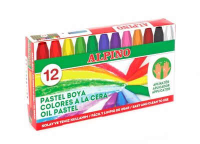 Alpino DC-008299 'Oil Pastel'' Pastel Karton Kutu 12'li - 1