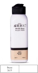Artdeco Akrilik Boya 140 ml.Beyaz - Artdeco