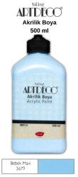 Artdeco Akrilik Boya 500 ml.Bebek Mavi - Artdeco