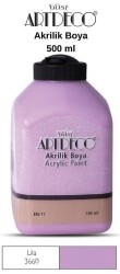 Artdeco Akrilik Boya 500 ml.Lila - Artdeco