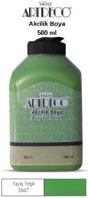 Artdeco Akrilik Boya 500 ml.Yayla Yeşili - 1