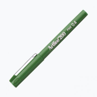 Artline 200 Fineliner 0.4 mm Çizim Kalemi Fıstık Yeşili - 1