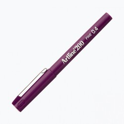 Artline 200 Fineliner 0.4 mm Çizim Kalemi Magenta - Artline