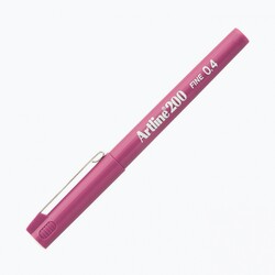 Artline 200 Fineliner 0.4 mm Çizim Kalemi Pembe - Artline