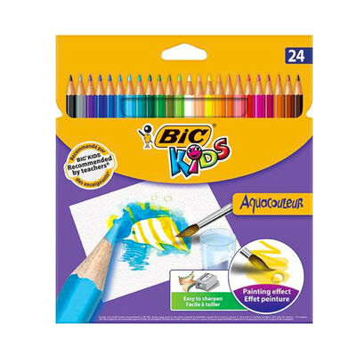 Bic Aquacouleur Kuru Sulu Boya 24 Renk - 1