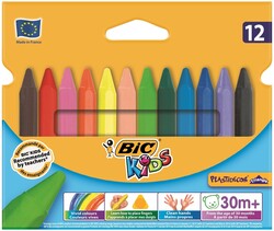 Bic Elleri Kirletmeyen Üçgen Pastel 12 Renk - Bic
