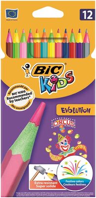 Bic Evolution Circus Boya Kalemi 12 Renk - 1