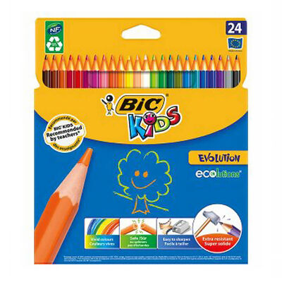 Bic Evolution Kuru Boya Kalemi 24 Renk - 1