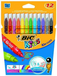 Bic Kid Couleur Keçeli Boya Kalemi 12 Renk - Bic