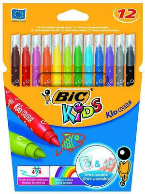 Bic Kid Couleur Keçeli Boya Kalemi 12 Renk - 1