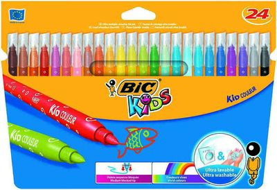 Bic Kid Couleur Keçeli Boya Kalemi 24 Renk - 1