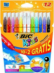 Bic Magic Silinebilir Keçeli Kalemi 10+2 Renk - Bic