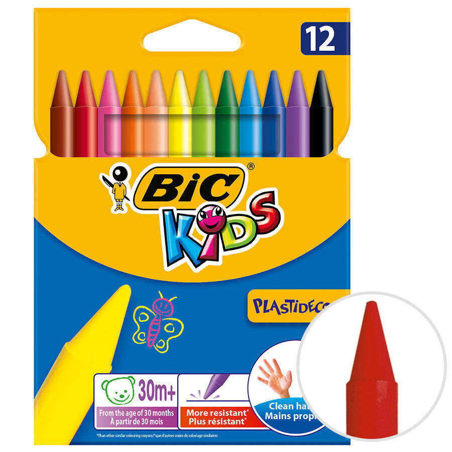 Bic Silinebilir Pastel 12 Renk