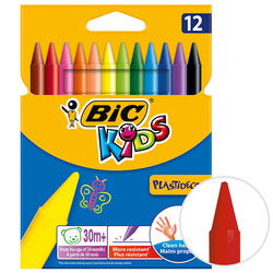Bic - Bic Silinebilir Pastel 12 Renk
