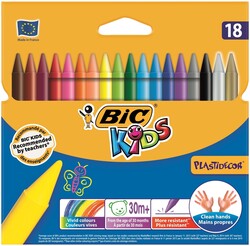 Bic - Bic Silinebilir Pastel 18 Renk