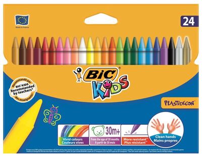 Bic Silinebilir Pastel 24 Renk - 1