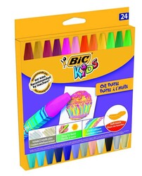 Bic - Bic Yağlı Pastel 24 Renk