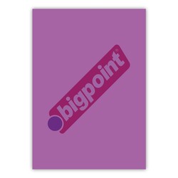 Bigpoint - Bigpoint A4 Cilt Kapağı 150 Mikron Şeffaf Mor 100'lü Paket