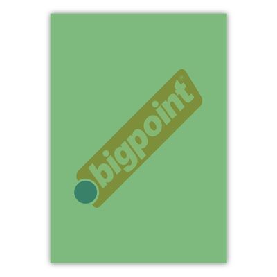 Bigpoint A4 Cilt Kapağı 150 Mikron Şeffaf Yeşil 100'lü Paket - 1
