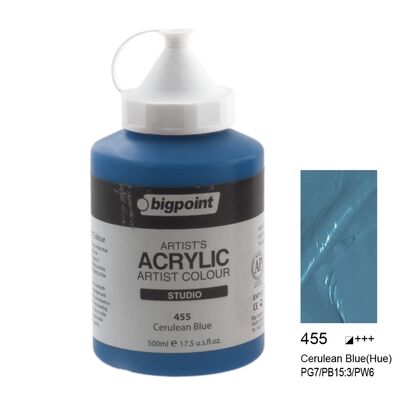 Bigpoint Akrilik Boya 500 ml Crulean Blue 455 - 1