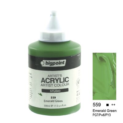 Bigpoint Akrilik Boya 500 ml Emerald Green 559 - 1