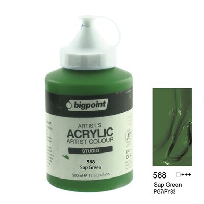 Bigpoint Akrilik Boya 500 ml Sap Green 568 - 1