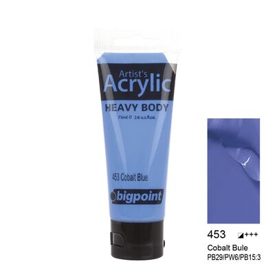 Bigpoint Akrilik Boya 75 ml Cobalt Blue 453 - 1