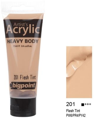 Bigpoint Akrilik Boya 75 ml Flesh Tint 201 - 1