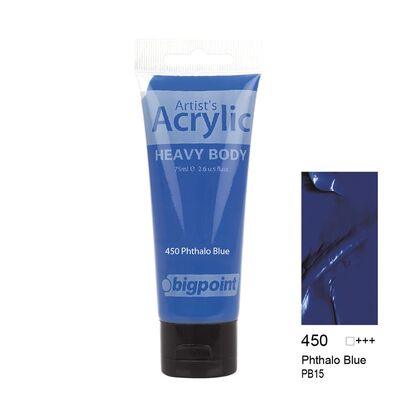 Bigpoint Akrilik Boya 75 ml Phthalo Blue 450 - 1