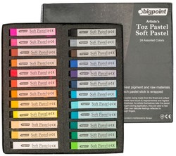 Bigpoint Artists's Toz(Soft) Pastel Boya 24 Renk - Bigpoint