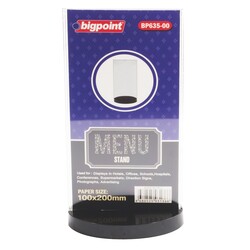 Bigpoint Düz Menü Standı 100x200mm - Bigpoint