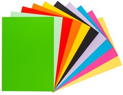 Bigpoint - Bigpoint Fon Kartonu 35x50cm 160 Gram Karışık 10 Renk
