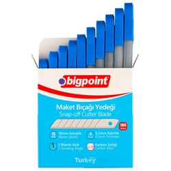 Bigpoint Geniş Maket Bıçağı Yedeği 100'lük - Bigpoint