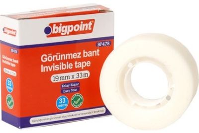 Bigpoint Görünmez (Invisible) Bant 19 mm x 33 m - 1