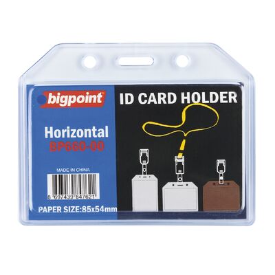 Bigpoint Kart Kabı Yatay Şeffaf 85x54mm 100'lü Kutu - 1