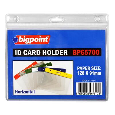 Bigpoint Kart Poşeti Yatay Şeffaf 128x91mm 100'lük - 1