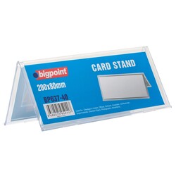 Bigpoint Kart Standı Çift Taraflı 200x80mm - Bigpoint