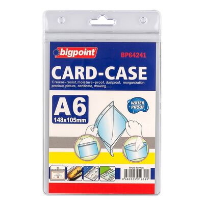 Bigpoint Kilitli Kart Poşeti Dikey A6 (105x148mm) - 40 lı Kutu - 1