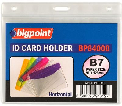 Bigpoint Korumalı Kart Poşeti Yatay B7 (128x91mm) 100'lü Kutu - 1