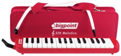 Bigpoint Melodika 32 Tuşlu Kırmızı - 1