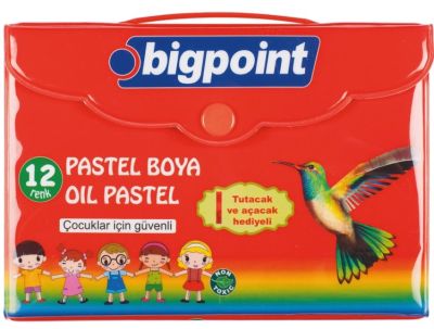 Bigpoint Pastel Boya 12 Renk Çantalı - 1