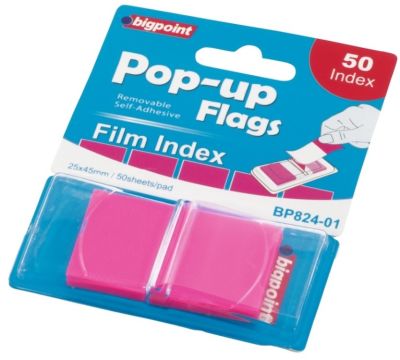 Bigpoint Pop-up Film Index Tekli Açık Kırmızı - 1