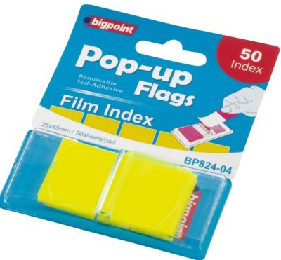 Bigpoint Pop-up Film Index Tekli Sarı - 1