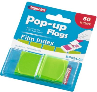 Bigpoint Pop-up Film Index Tekli Yeşil - 1
