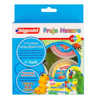 Bigpoint Proje Hamuru 4 Renk x 28 gr. - 1