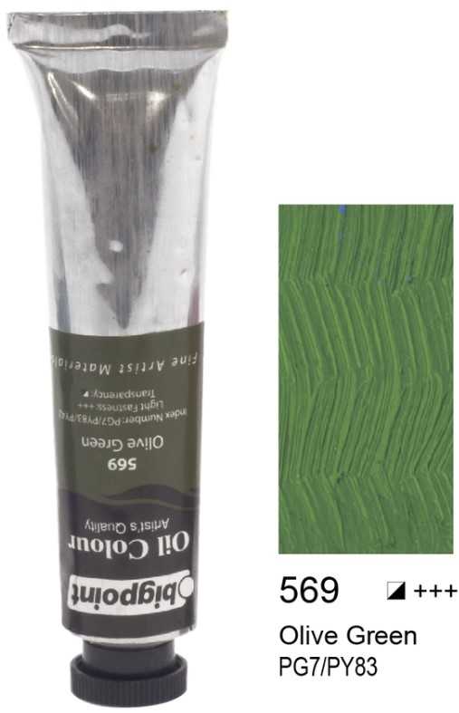 Bigpoint Yağlı Boya 200 ml Olive Green 569 Yağlı Boyalar ve