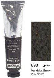 Bigpoint Yağlı Boya 200 ml Vandyke Brown 690 - Bigpoint