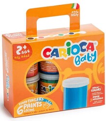 Carioca Parmak Boyası 6 Renk 80 ml - 1